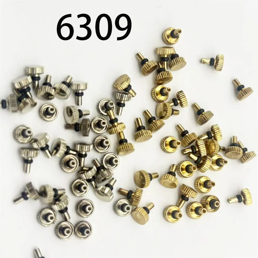 5pcs Watch Crown for Old 6309 Movement Repair Parts Time Setting Watch Accessories Suitable for Watch Repair