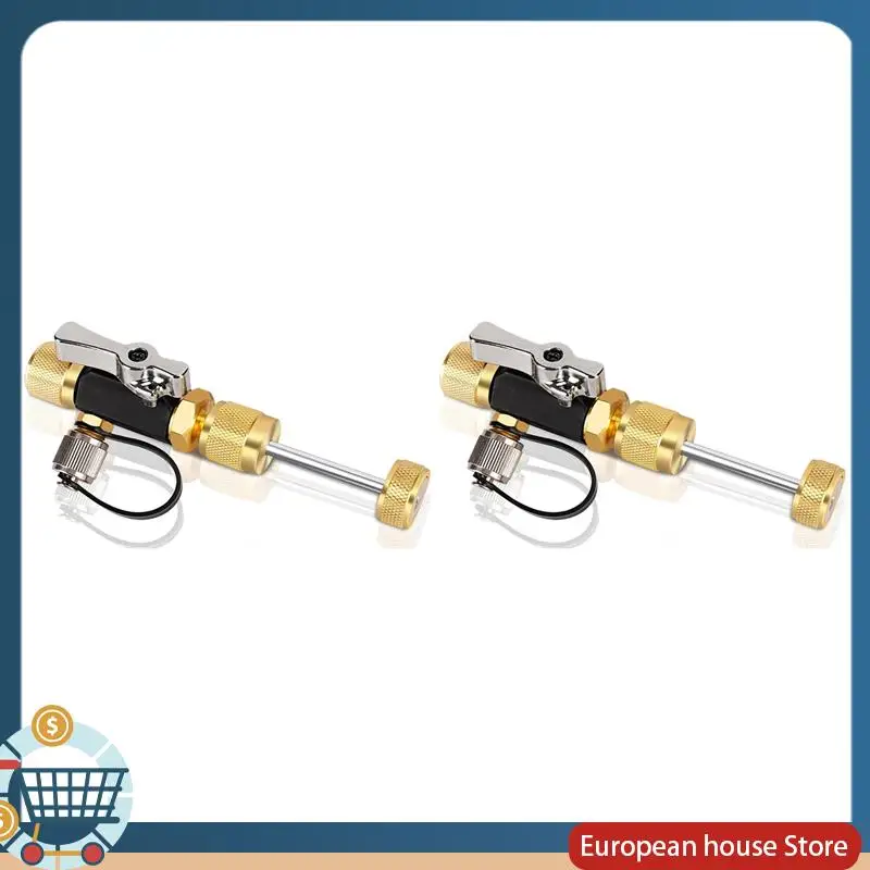 

ABFA 2X Инструмент для удаления сердечника клапана HVAC, инструмент для удаления сердечника клапана с вакуумным рейтингом 1/4 дюйма, работает со всеми холодильниками, инструменты HVAC