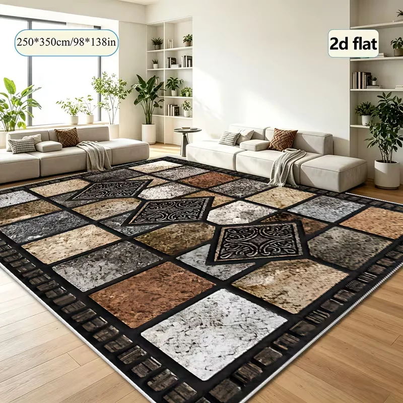 Vintage Art Carpets Are Ideal Decorative Accents for Living Rooms, Bedrooms, Offices, and Study Rooms. It Enhances Your Home's Style with an Elegant Flair. Easy to Clean and Maintain, It Is Suitable for Any Space and I