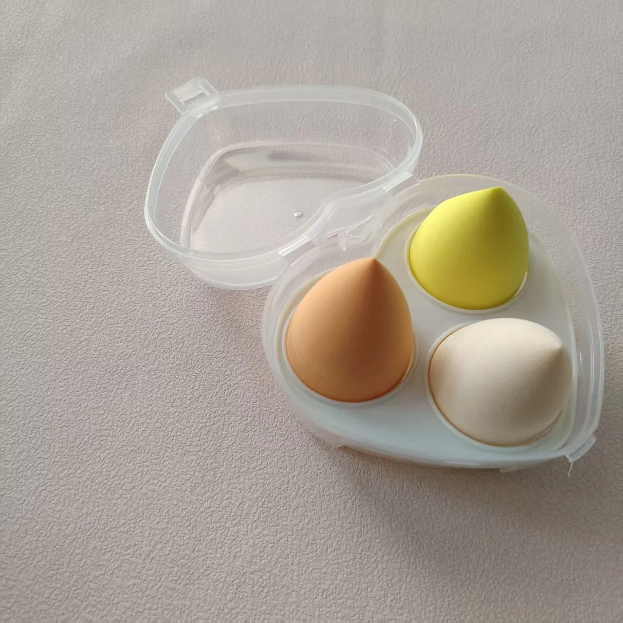 Esponja de maquillaje suave, 3 uds., seco, húmedo, doble uso, cosmética, base, corrector, resaltador, licuadora, maquillaje, herramienta de belleza, accesorios