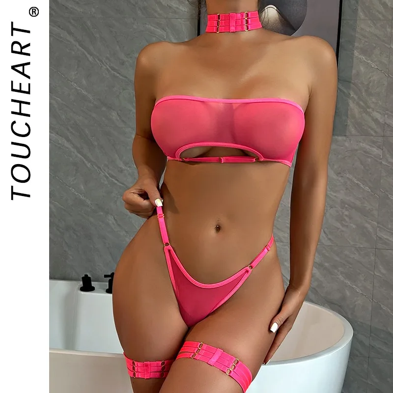 

Toucheart горячее сексуальное женское белье, сетчатое тонкое модели, прозрачное тонкое открытое пупок, нежное интересное соблазнительное нижнее белье с вырезами