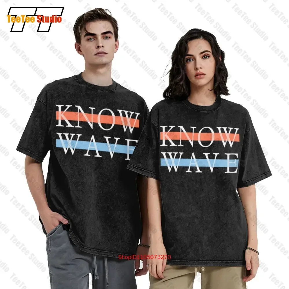 Unworn Know Wave Logo Vintage Oversized T-Shirt 98HE