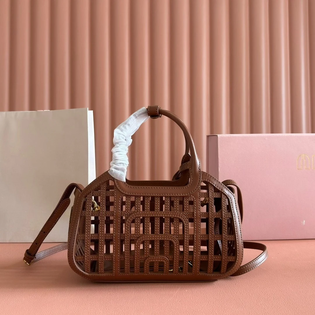 

2026 Роскошная дизайнерская сумка-корзина ручной работы с вырезами, в стиле подушка, уличный тренд, высокое качество