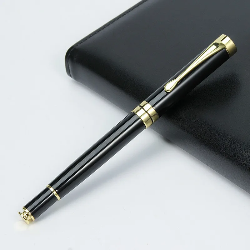 

Luxury Metal Shell Business Office School Supplies Ballpoint Pens for Writing Rollerball Pen Customized Logo Name Gift