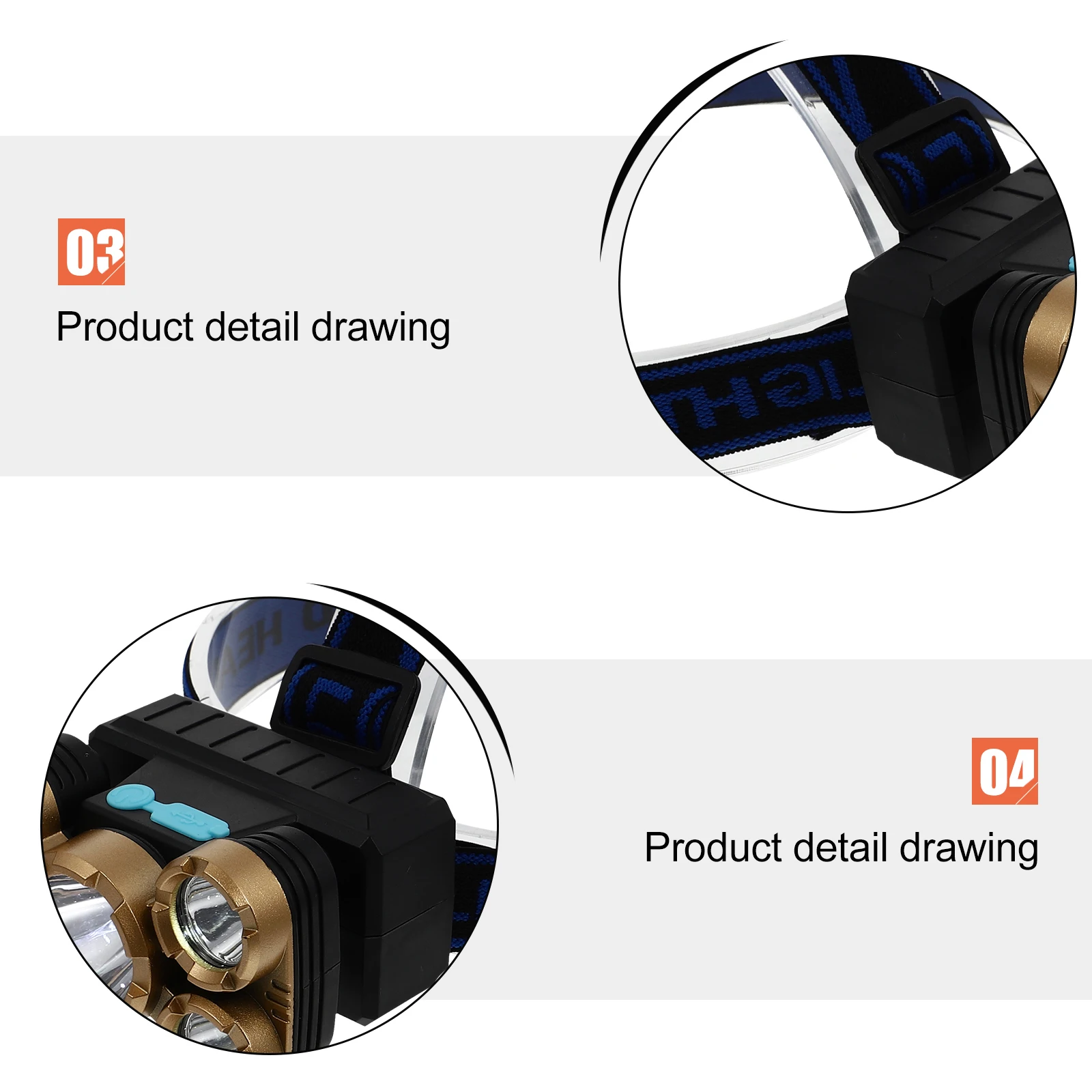 

LED Outdoor Running Bike Cycling Headlamps For Camping Headlamp Riding Headlamp Flashlight Waterproof Lightweight