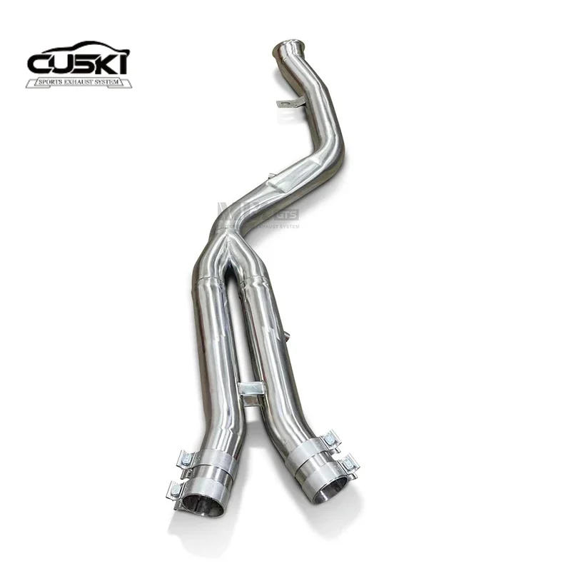 Stainless Steel Automotive Exhaust Parts For BMW Z4 3.0T G29 2019-2023 exhaust middle pipe with resonator Exhaust Modification