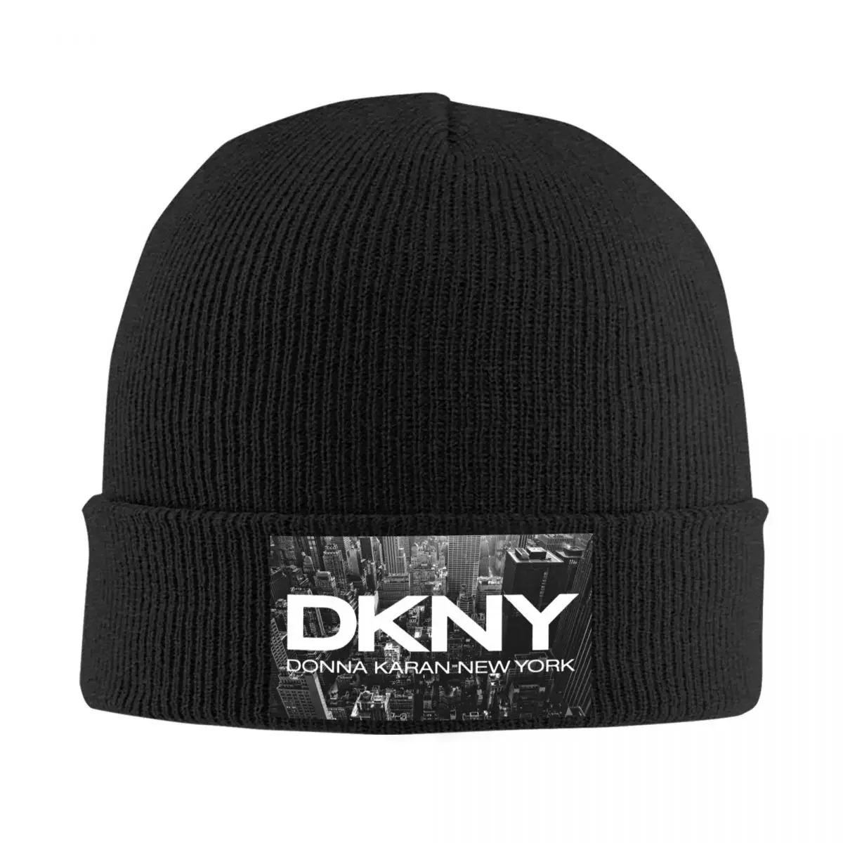 DKNYS NewYork Skyline Hat Autumn Winter Skullies Beanies Baggy Cap Female Male Acrylic Knitted Caps