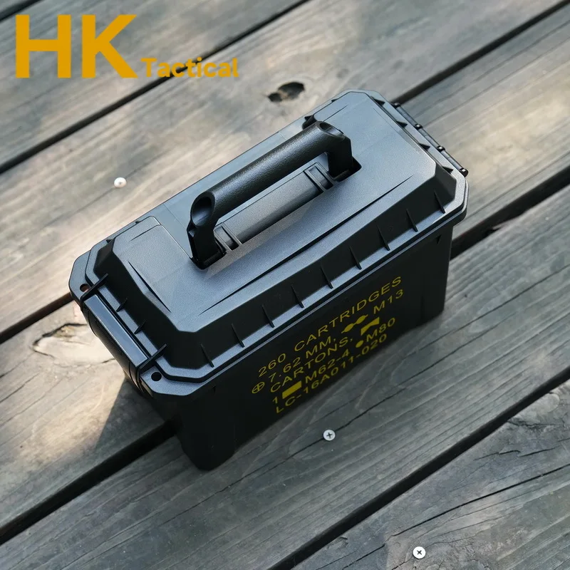 High Strength Protect Box PP Plastic Storage Rifle 5.56/7.62 Bullet Storage Case Tactical Lightweight Portable suitcase