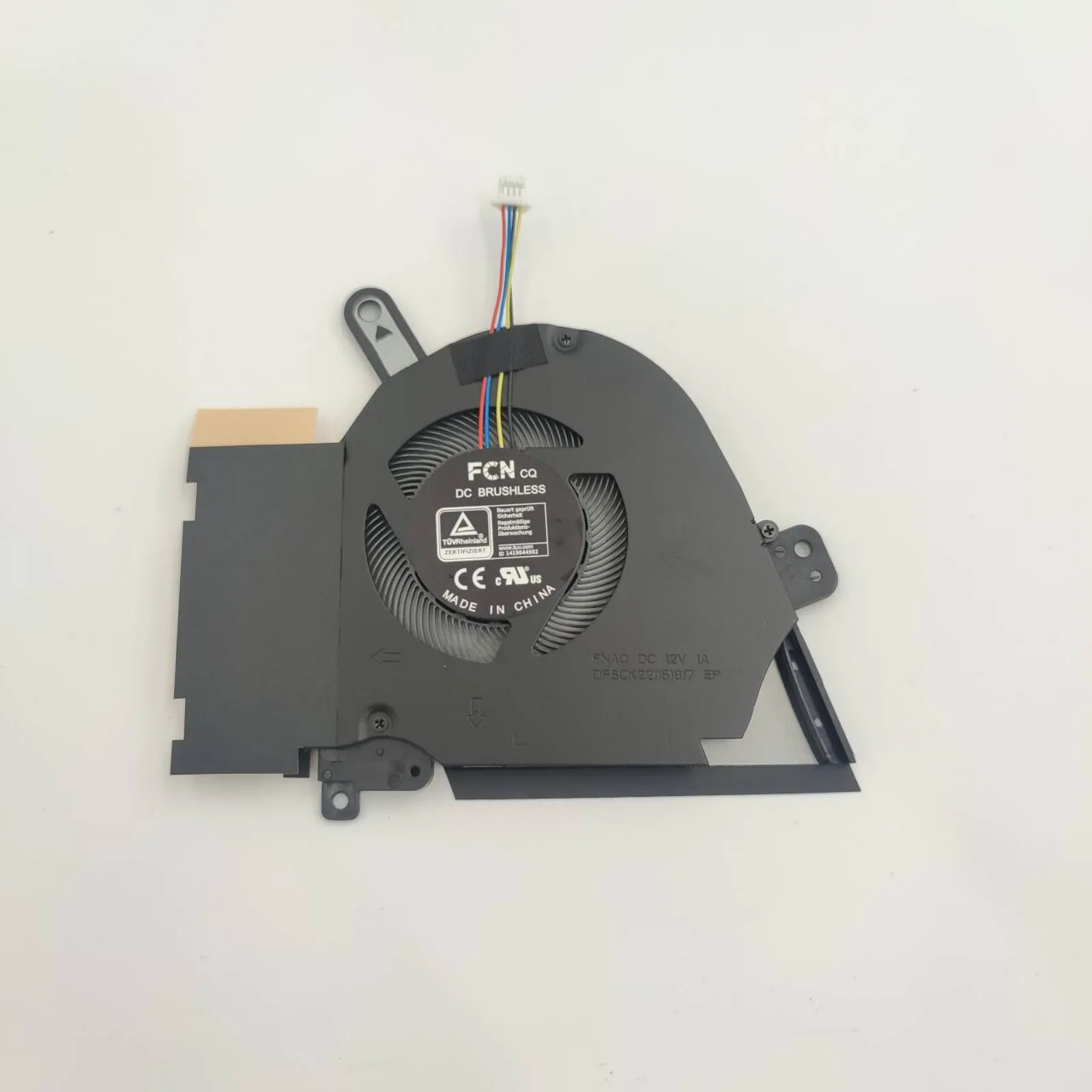 Laptop CPU Cooling Fan for ASUS TUF F15 FX516 FX516P FX516PR DC 12V 1A 4Pins