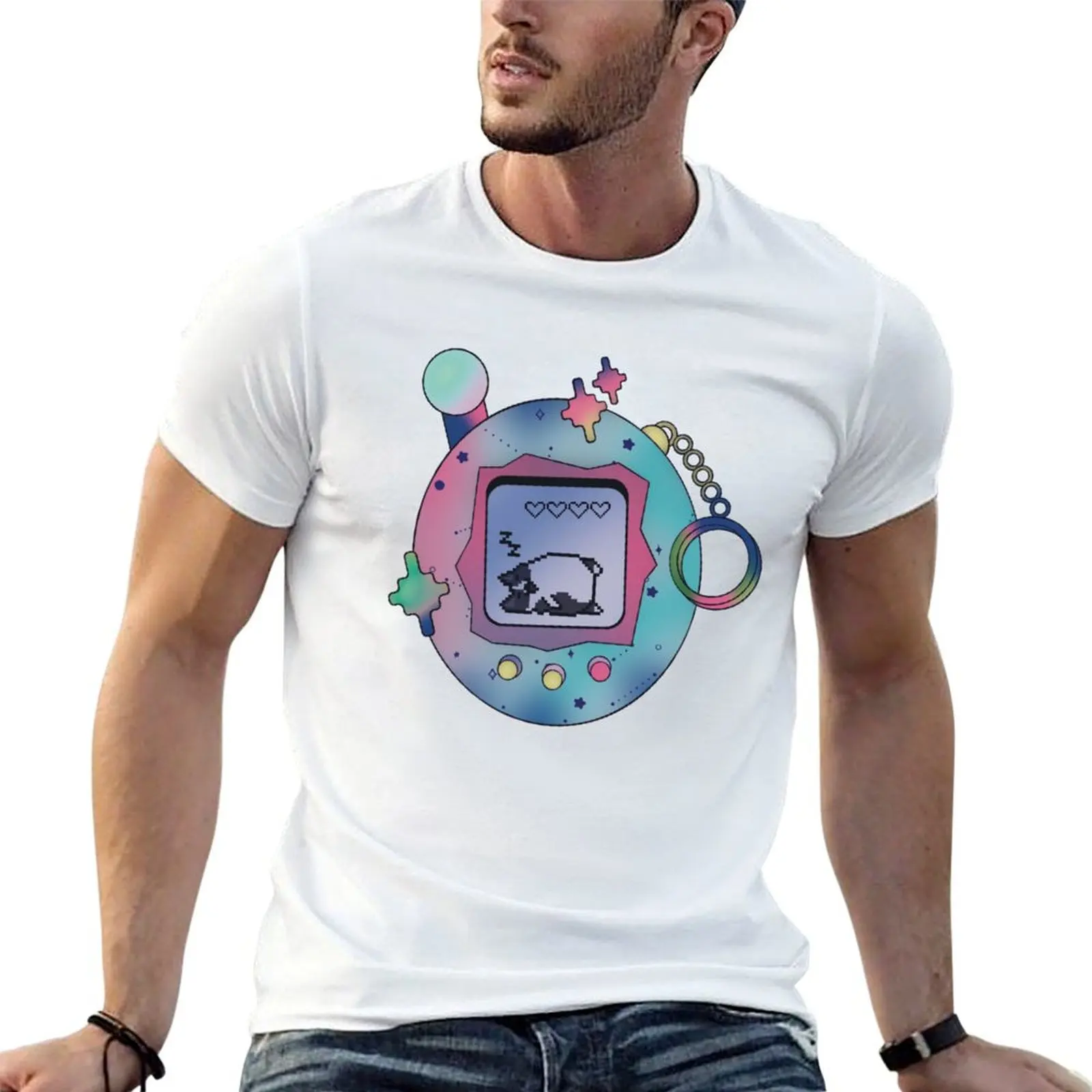 

Tamagotchi kitty dreams T-Shirt t shirts for man cotton funny t shirt man luxury t shirts for man slim fit T-shirt
