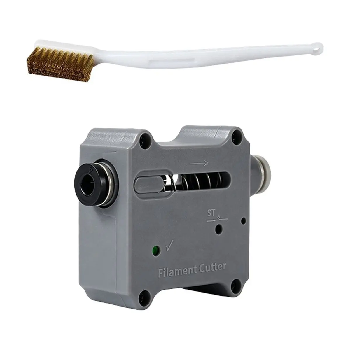 【POPULAR PICK】-Diverter Filament Cutter Automatic with Cleaning Brush 1.75mm Cutter Auxiliary Feeder 3D Printer Accessories