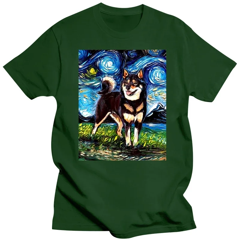 Funny Shiba Inu Cute Dog Art T Shirts Summer Style Graphic Cotton Streetwear Short Sleeve Birthday Gifts T-shirt Mens Clothing