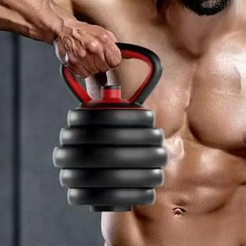 Maniglia per campana per bollitore per manubri Maniglia per kettlebell regolabile per carichi pesanti Kettlebell per allenamento ergonomico per la