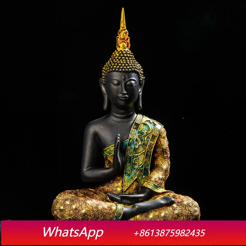 

LH Buddha statue resin handicraft porch home jewelry ornament