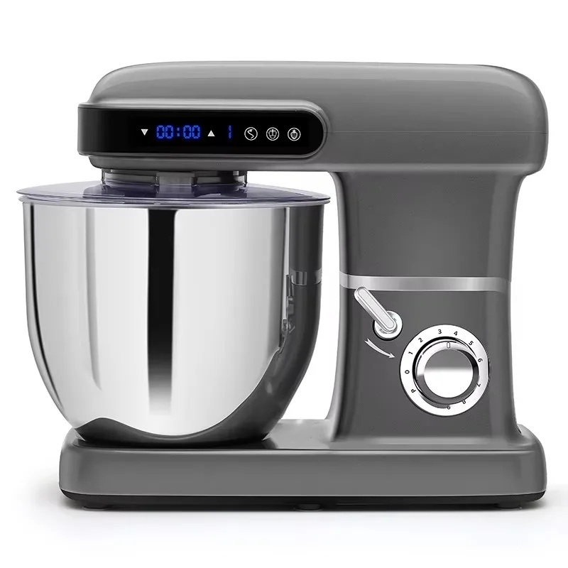 10L Household Kitchen Planet Electric Food Mixer Vertical Dough and Cake Mixer with Touch Control Plastic Case