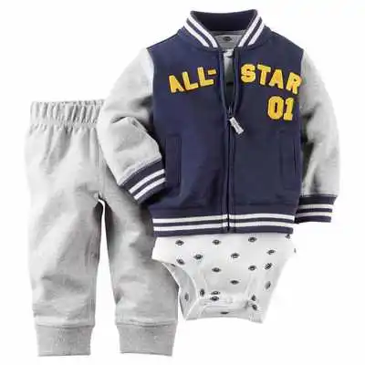 Special Price Baby Clothes Set Kids Spring Autumn Sweater Hooded Long-sleeved Baby Boys