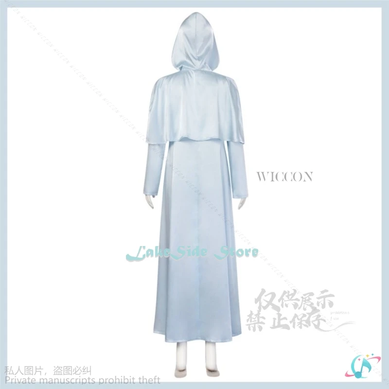 Anime Game Final Fantasy Lolita Endwalker Hydaelyn Cosplay Costume Venat Wig Blue Hooded Cloak Dress Man Woman Halloween Suit