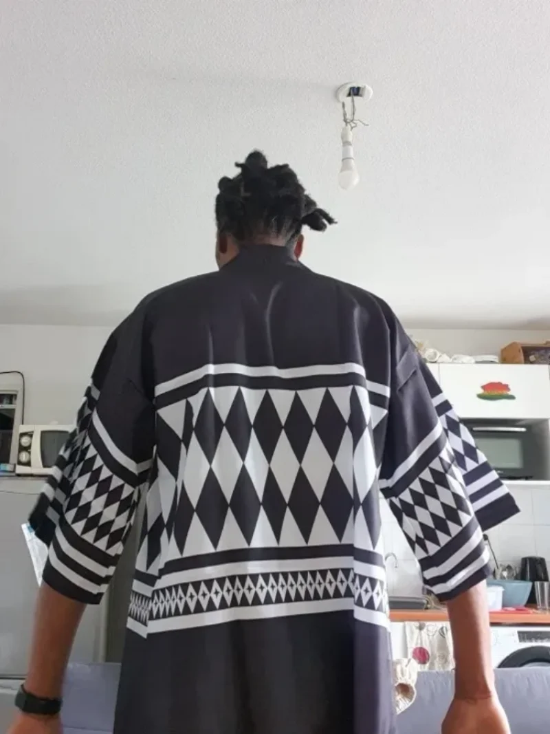 새로운 애니메이션 코스프레 프린트 기모노 여성 남성 하라주쿠 일본식 유카타 로브 패션 기모노 스트리트 코스프레 가디건 셔츠