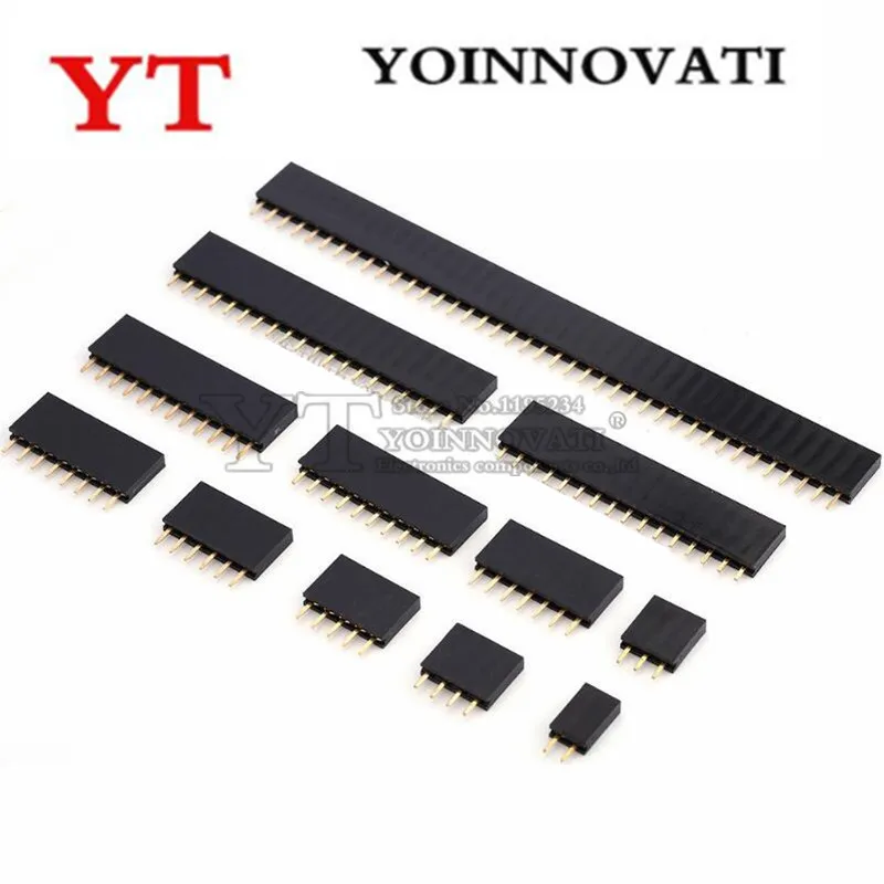 100Pcs Single Row P… - image