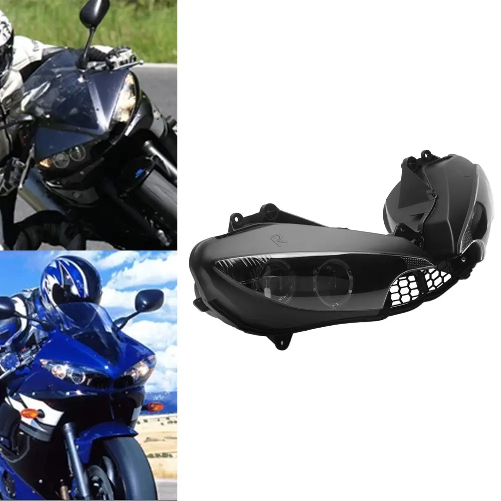 

Motorcycle Accessory Head Lamp Shell Cover For Yamaha YZF R6 R6S 2003-2009 High-impact ABS Front Headlight Assembly Housing