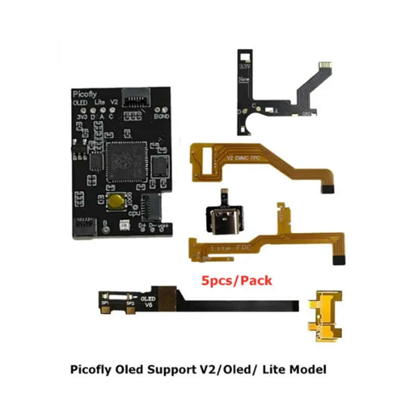 Hwfly Picofly oled RP2040 Raspberry pi pico pic Oled Chip Support Oled Console