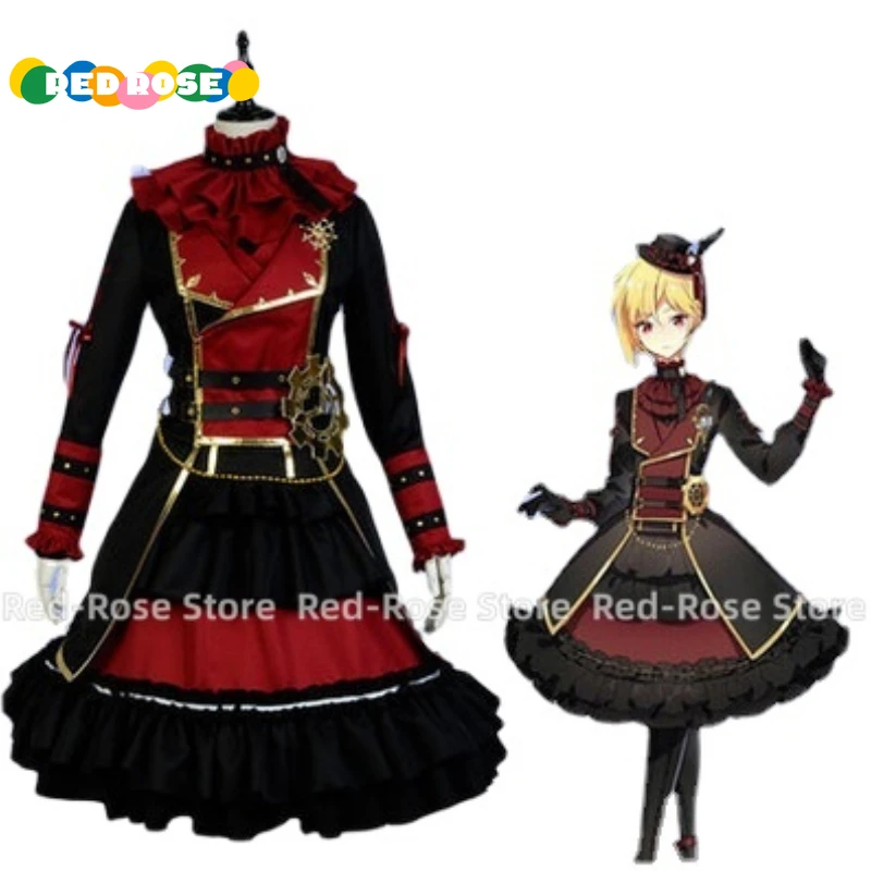 

Anime Ensemble Stars Valkyrie Nito Nazuna Elegant Dress Lovely Uniform Cosplay Costume Halloween Party Role Play Outfit