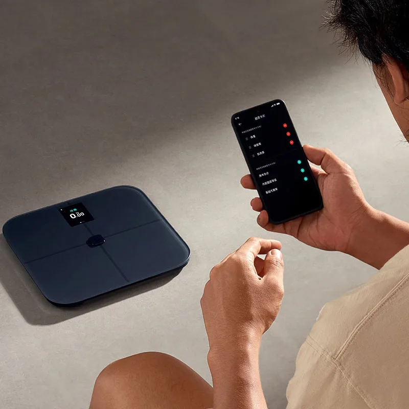 الأصلي Xiaomi Mijia S400 Pro مقياس الدهون في الجسم 3.5 بوصة TFT شاشة ملونة BT5.1 المنزل الذكي مقياس تكوين الجسم مع تطبيق Mihome