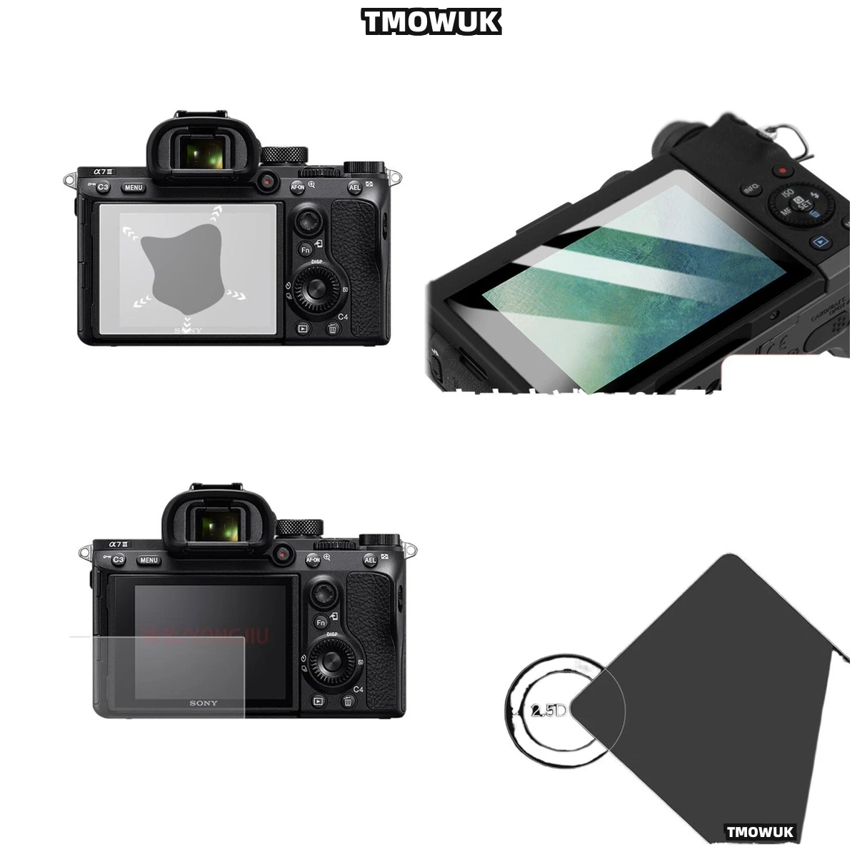 

9H Hardness Tempered Glass LCD Protector For Sony RX100M2/M3/M4/M5/M7/RX1 Scratch-Resistant Screen