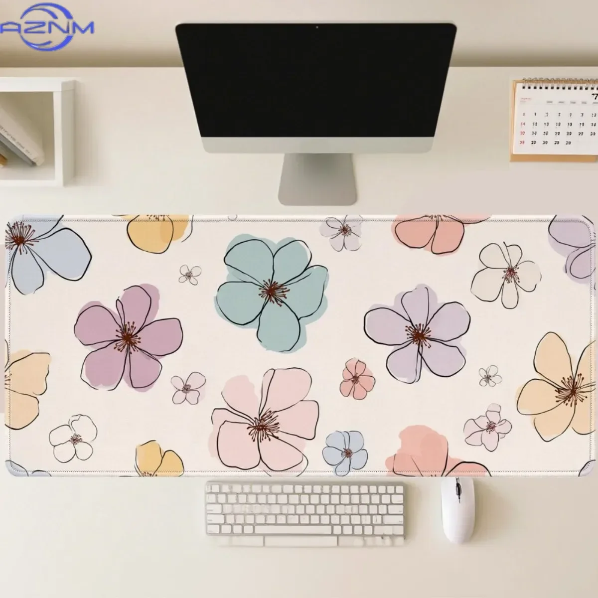 Lovely Pattern Mousepad Anti Slip Water Resistant Rubber Desk Mat Nice Gift for Friends Family