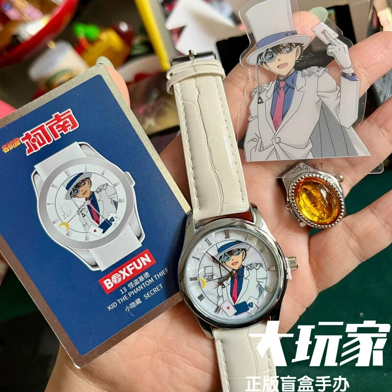 2025 Echte Conan verschwindet Uhrenserie Blindbox Spielzeug Anime Peripherie Niedliche Cartoon Kinder Erwachsene Uhr Geschenkzubehör