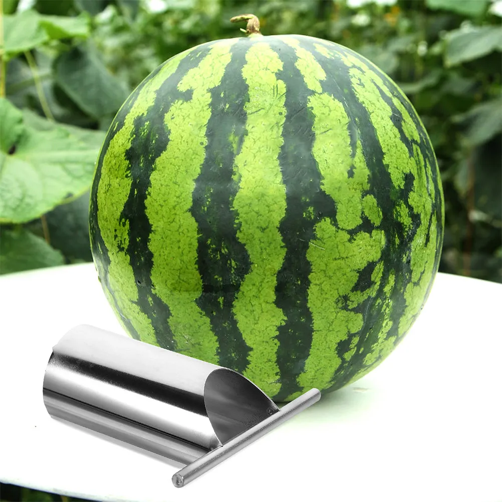 

2Pcs Watermelon Hole Opener Stainless Steel Melon Cutter Tool Essential Kitchen Fruit Opener Watermelon Corer Tool