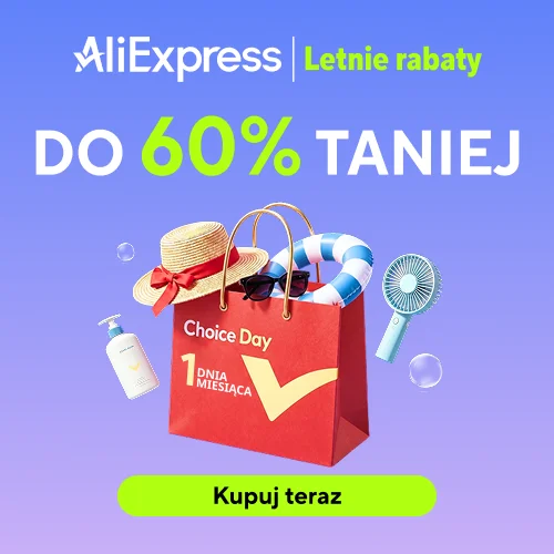 AliExpress | 01-07.07.2026 Letnie rabaty - do 60% taniej AliExpress | 01-07.07.2026 Letnie rabaty - do 60% taniej