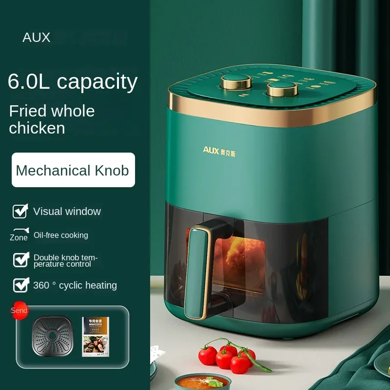 220V AXA Air Fryer 2023 Model - All-in-One Air Fryer Oven with Smart Auto-Fry, Multi-Functionality and No Oil Cooking