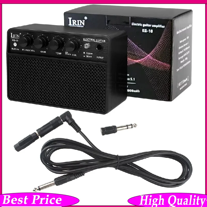 

Портативный мини-усилитель для электрогитары IRIN: компактный, перезаряжаемый, для ежедневных уличных выступлений