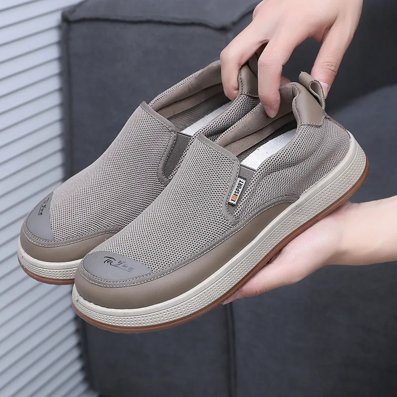 

Men's Casual Shoes Sneakers Spring Autumn New Anti-slip Wear-resistant Thick Sole Breathable Fashion Hollow-out Men's Shoes