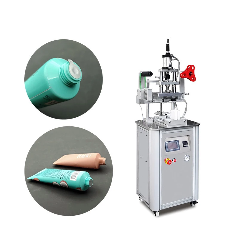 For  Automatic Soft Cream & Toothpaste Tube Sealing Machine Aluminum Film Facial Cleaners Commodity Sealer with Core Engine