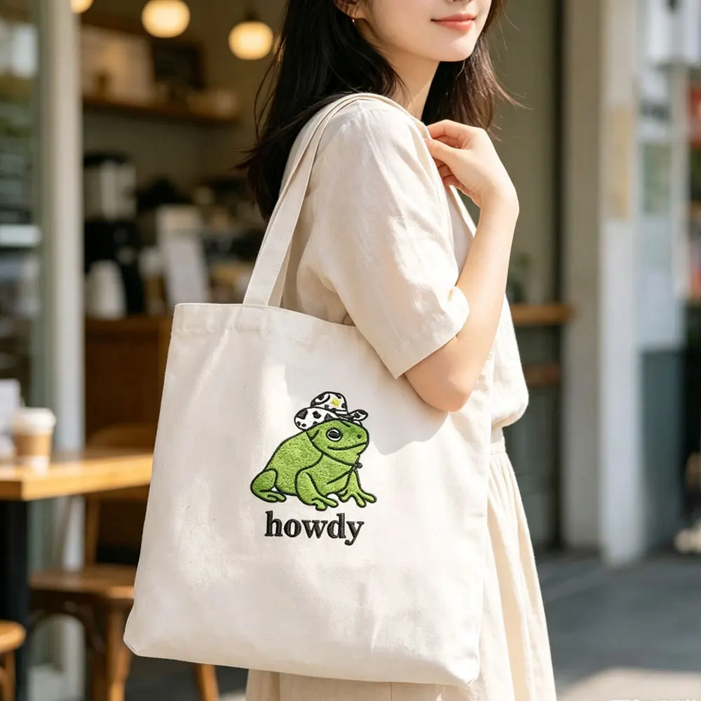 Modische Damen-Canvas-Handtasche für den Alltag