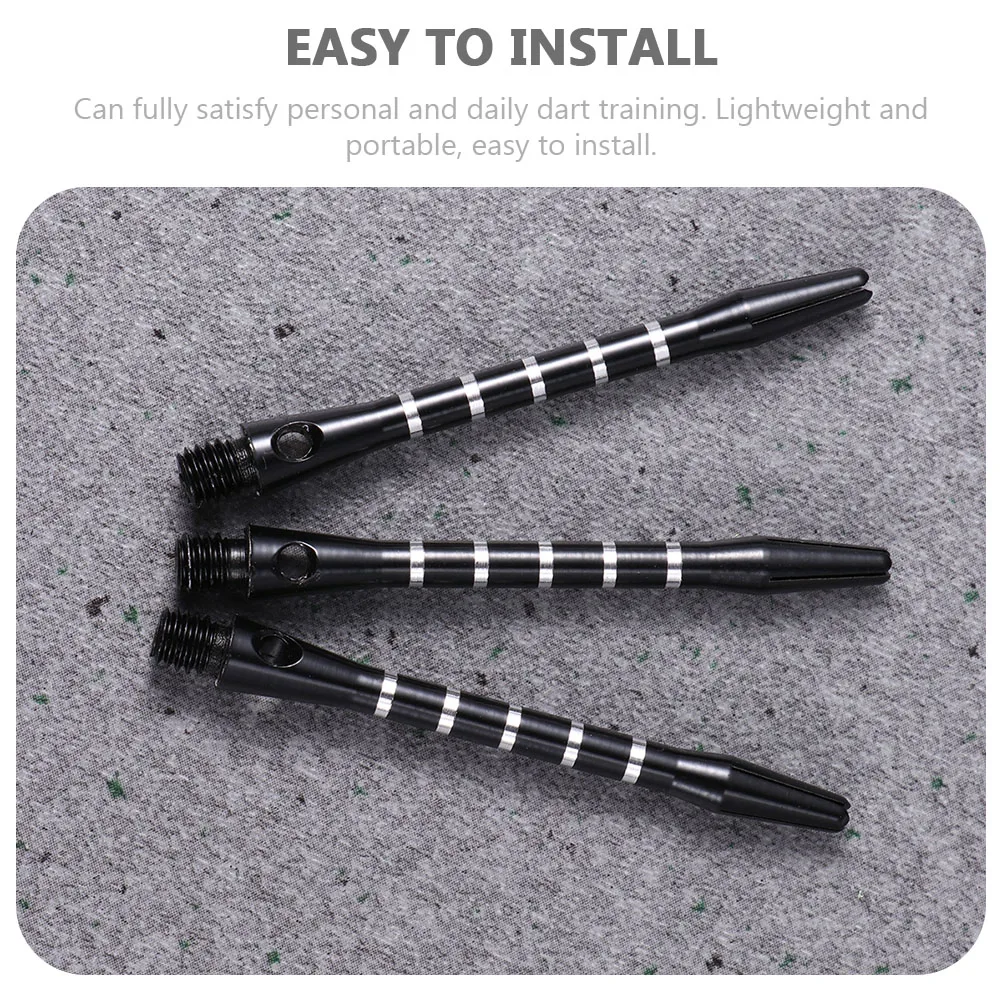 

10 Sets Dart Shafts Aluminum Alloy Lightweight Durable Portable Stems Replacement Parts Knurled Surface Non Slip St Thread