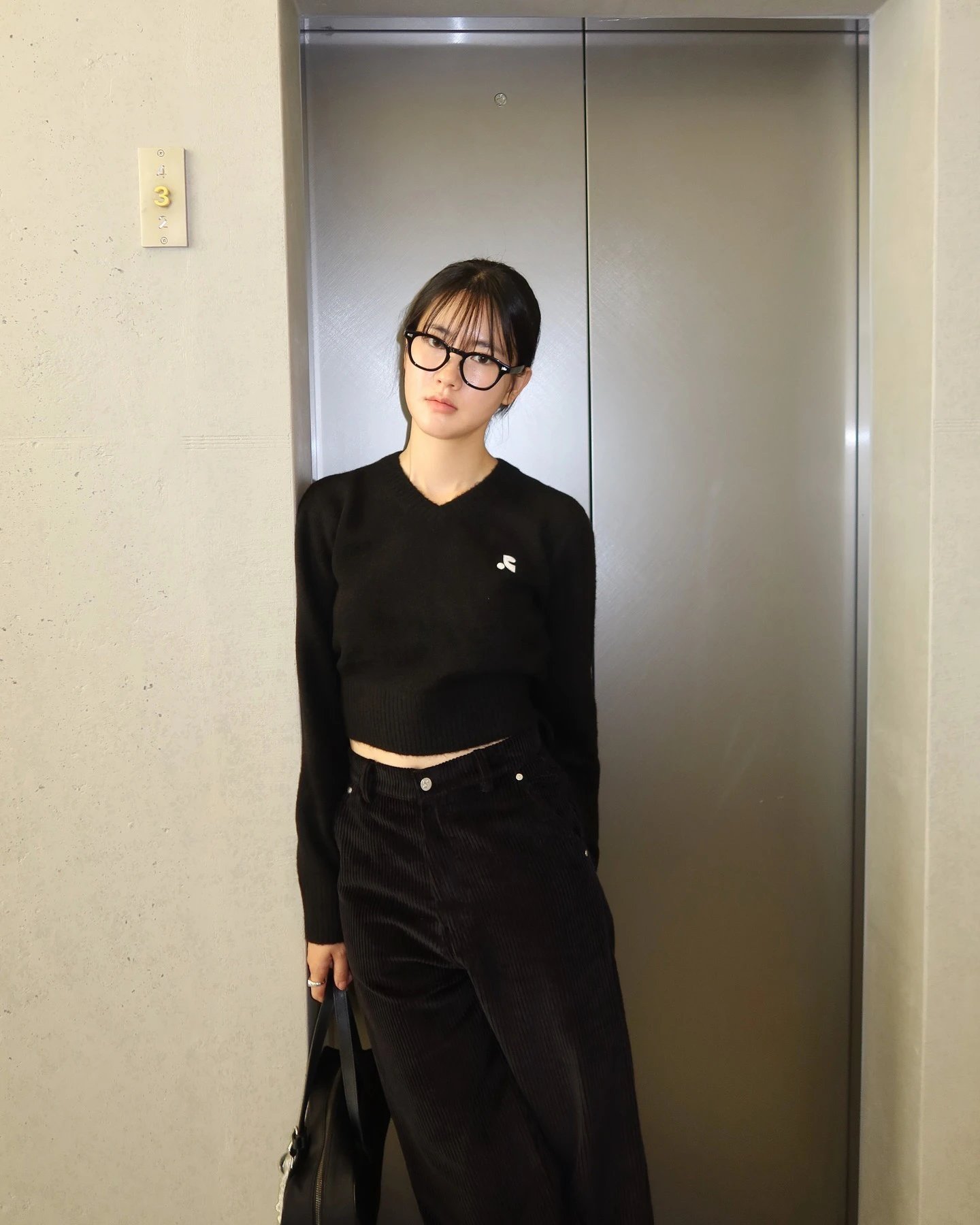 Simple ort Sve v-ne pull tricoté femme Sle couleur de base broderie Ele Faionable décontracté trajet vent