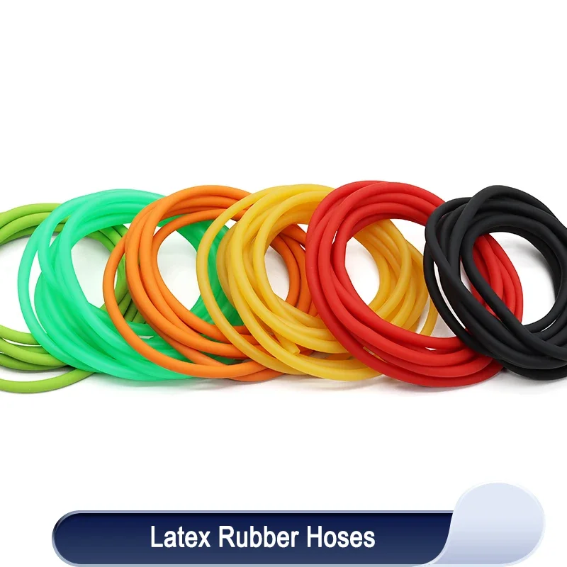 

1/3m Nature Latex Rubber Hoses 1.6 2 3 4 5 6 7 9 10 12 14 17mm High Resilient Surgical Medical Tube Elastic Slingshot Catapult