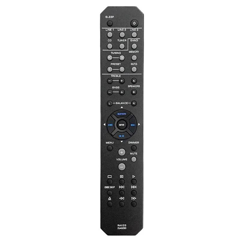 New remote control fit for YAMAHA R-S202 RS202BL RAX33 ZU49260 Natural Sound Stereo Receiver