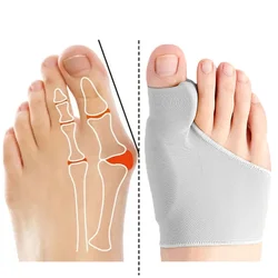 Corrector ortopédico para juanetes, separador de dedos de los pies, Corrector de juanetes, Corrector de hueso y pulgar, alisador de calcetines de pedicura