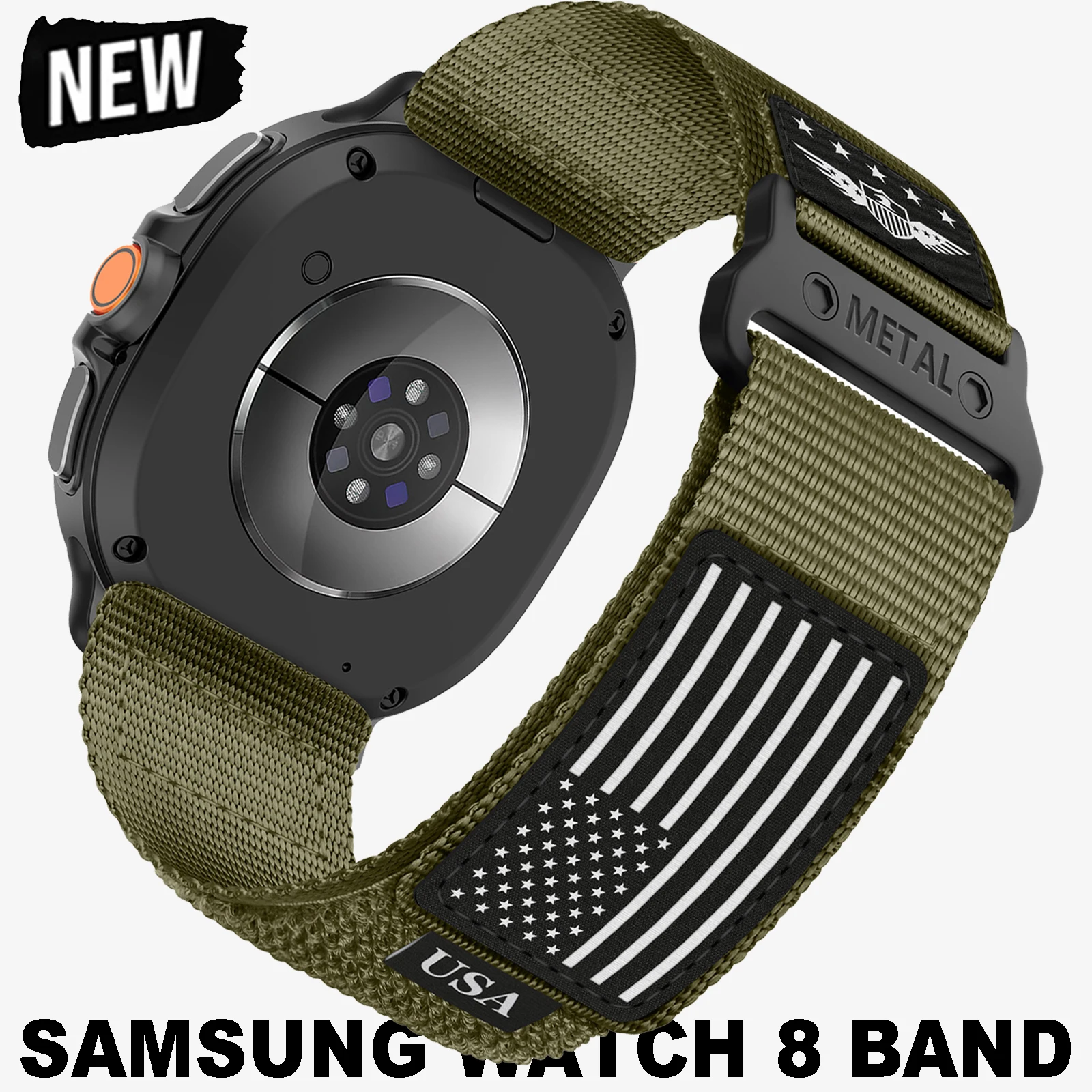 

Nylon Strap For Samsung Galaxy Watch 8 Classic Sports Loop Sport Replacement Band For Samsung Galaxy watch8 40mm 44mm Ultra2