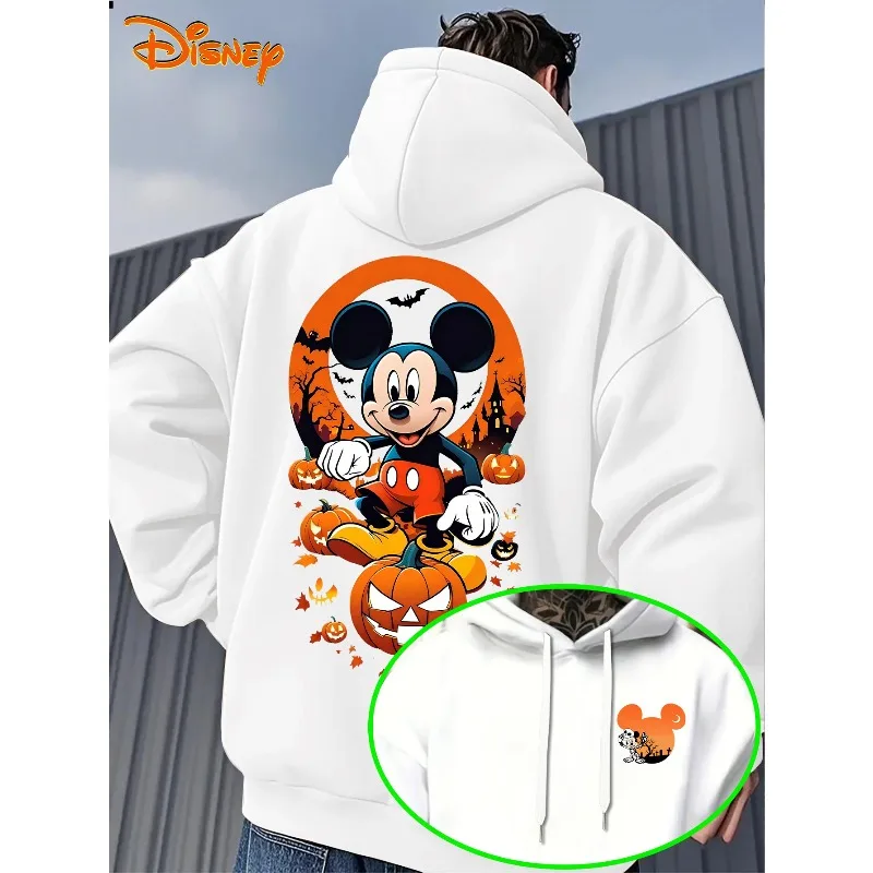 ميكي وميني هوديس رجالي للهالوين للخريف والشتاء مجموعة جديدة للرجال والنساء ملابس شارع عصرية غير رسمية