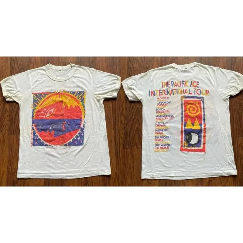 2 Sides Omd Band The Pacific Age International Tour T Shirt S 5Xl