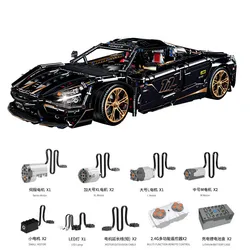 IN STOCK 1:8 Technical Remote Control Sports Car MKLUN 720S Building Blocks Bricks Assembling Model Toys for Children Gift Set