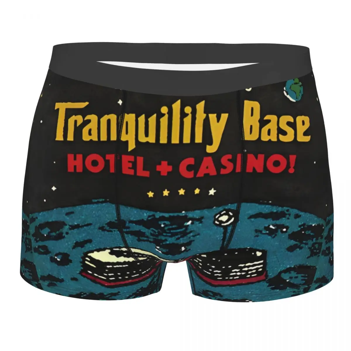 Men's Boxer Shorts Panties Arctic Monkeys Tranquility Base Breathable Underwear Male Sexy Plus Size Underpants