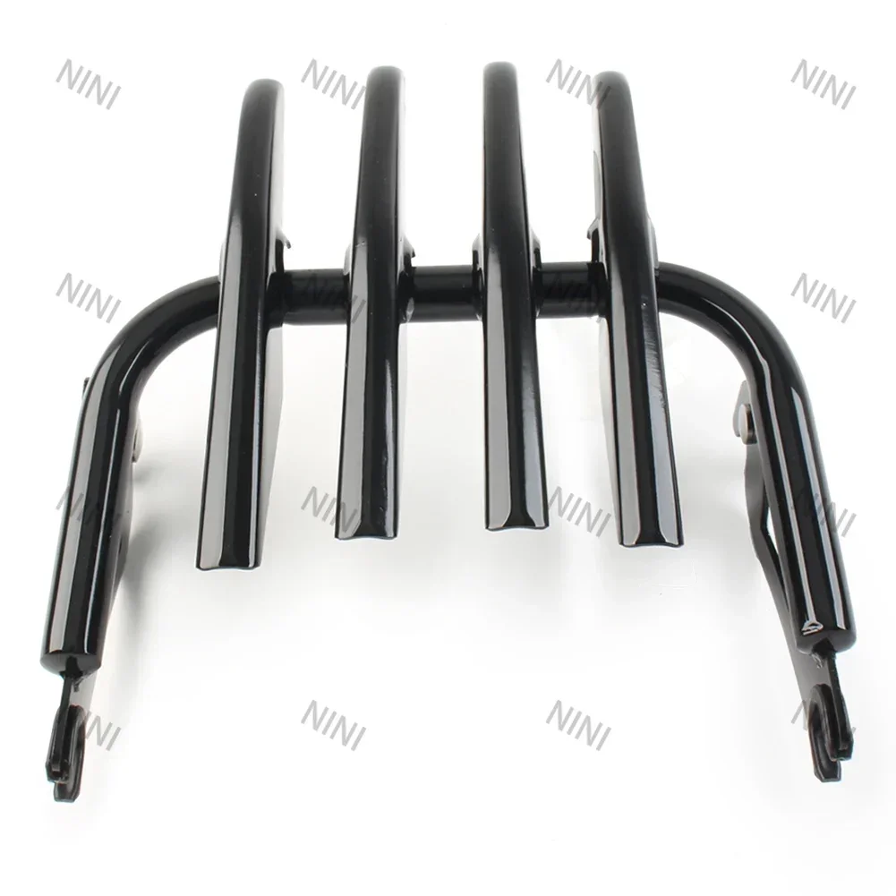 

Gloss Black Motorbike For Harley Davidson Touring Road Street Glide 2009-2023 Detachable Stealth Luggage Rack