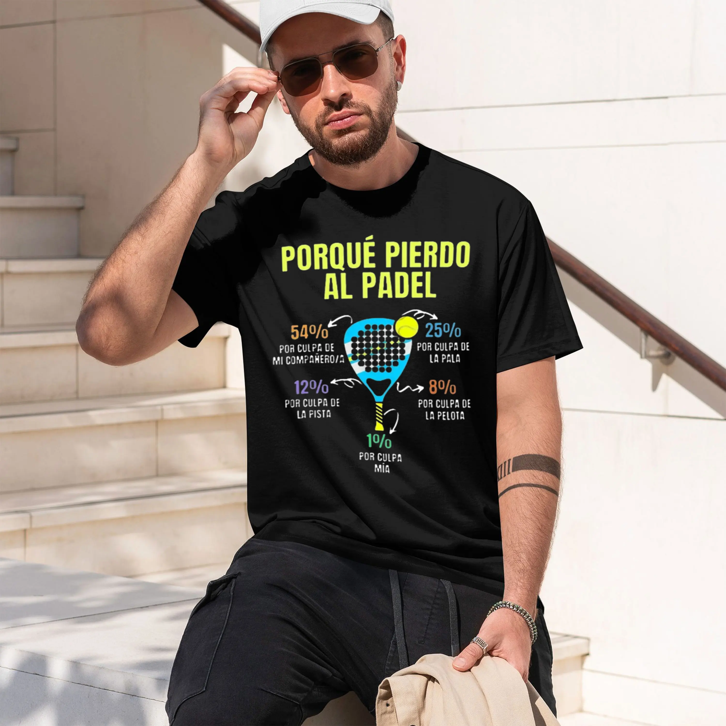 Porque r Al Padel Tshirt Padel Diverti Funny Grh Tshirts Summer Women Men Loose Exercise Fitn Quk y Camisetas 2026 New Model Sho