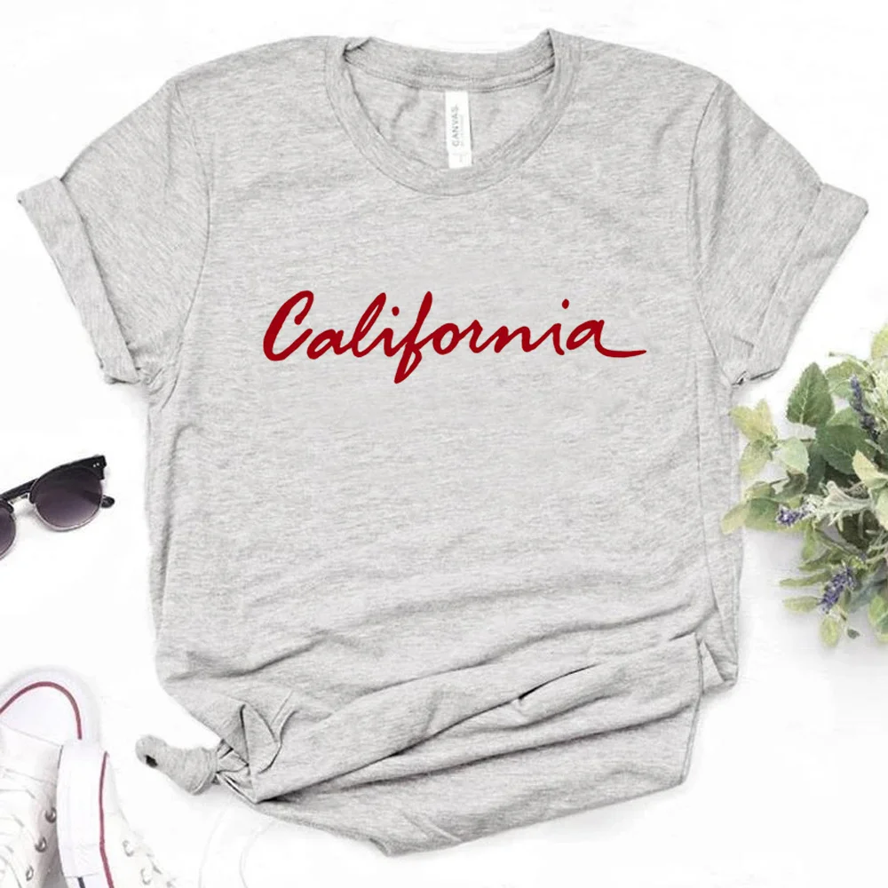 

California Tee women manga Y2K anime Tee female 2000s comic Japanese clothing